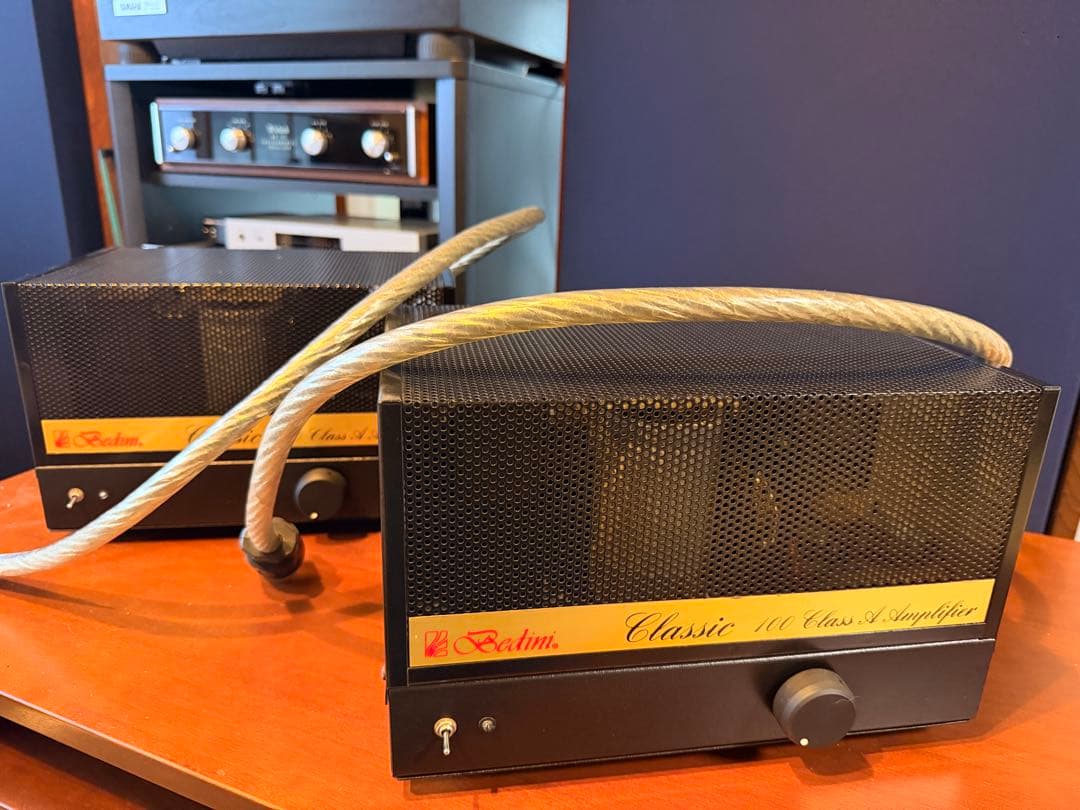 希少パワーアンプBediniClassic100 MonoAmplifiers