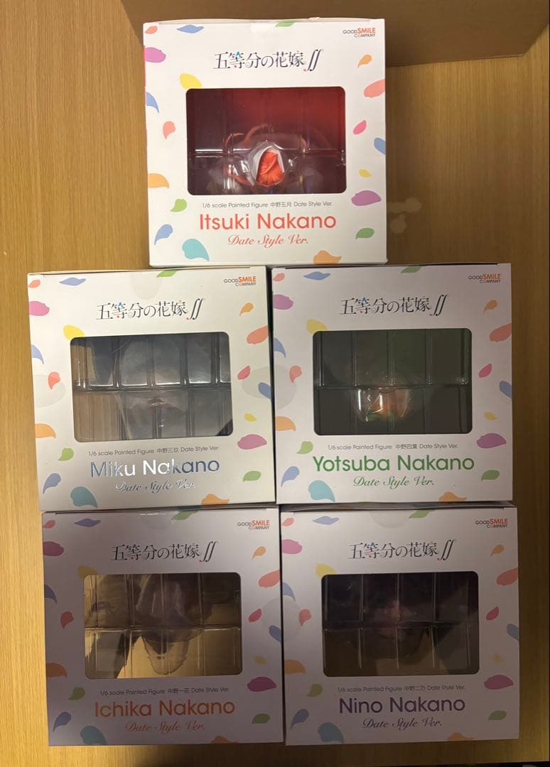 五等分の花嫁　Date Style Ver 1/6フィギュア5つ子コンプリート