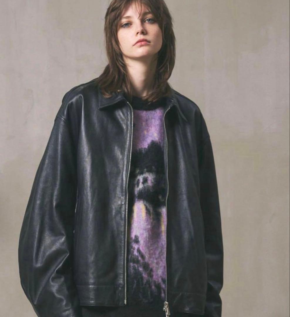 MAISON SPECIALシープレザープライムオーバーライダージャケット