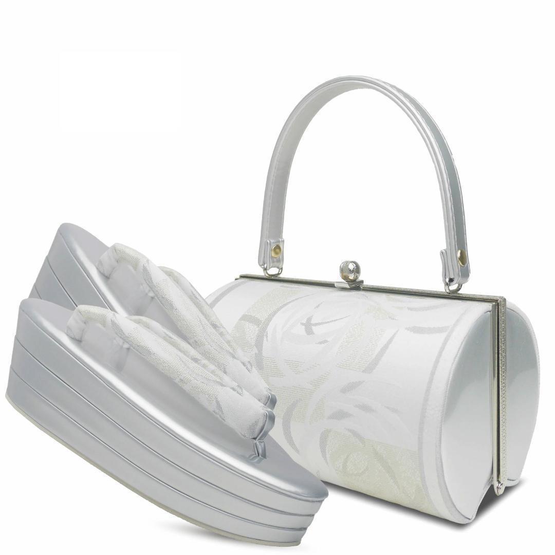 草履バッグセット 草履 振袖 成人式 ヒール 厚底 kzouribag16-2