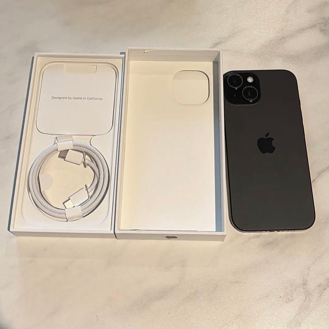 iPhone15 128GBブラックSIMフリー