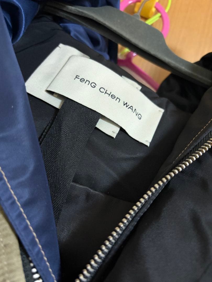 さ*ん様 FENG CHEN WANG マルチカラー パネル コート