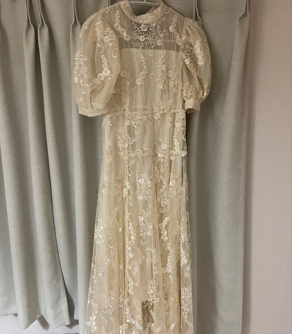 スーツ・フォーマル・ドレス Acka. lace flare dress size1