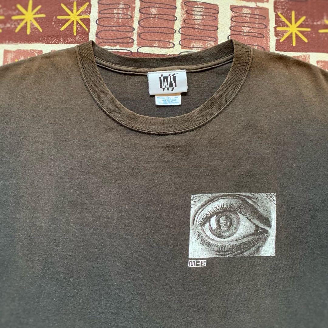 90's〜 M.C. Escher \"EYE\" T SHIRT VINTAGE