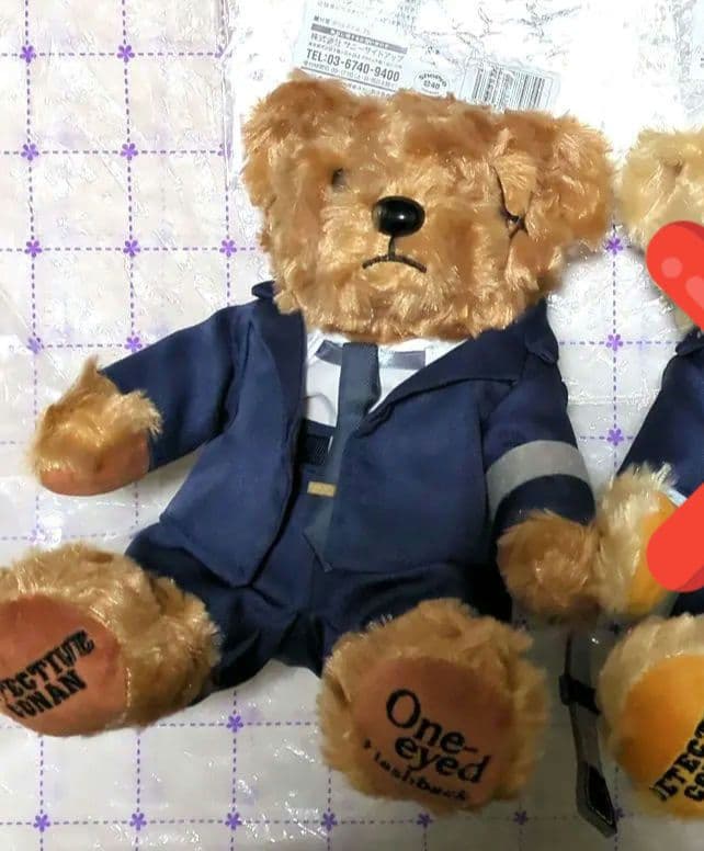 【メカルビ】名探偵コナン 隻眼の残像 テディベア 大和敢助単品