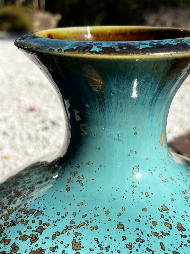 福岡県うきは　一の瀬焼　壺　アンティーク