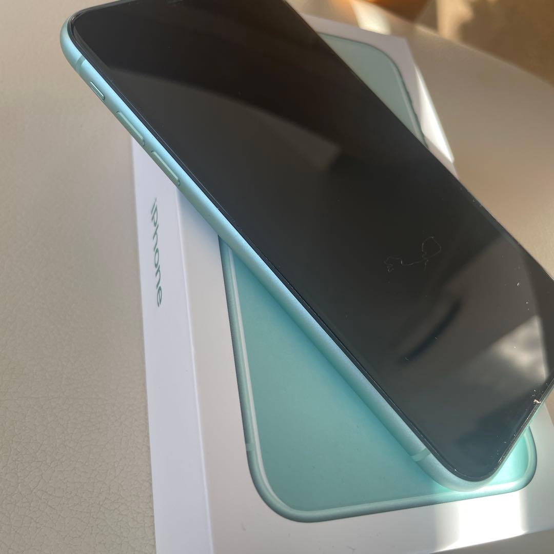 最終値下げ　iPhone11 グリーン 本体 箱付き