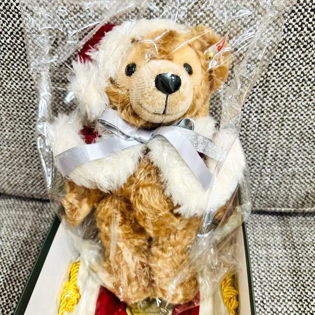 【限定品】シュタイフ ダッフィー 白タグ 箱付 クリスマス テディベア