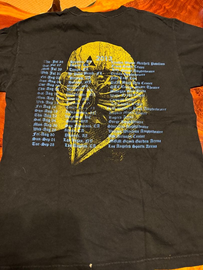 BLACKSABBATH2013年黒ボディツアーTシャツサイズ表記M