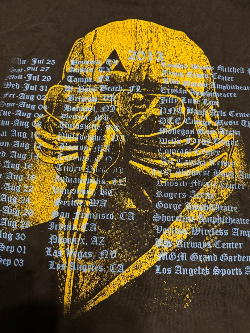 BLACKSABBATH2013年黒ボディツアーTシャツサイズ表記M