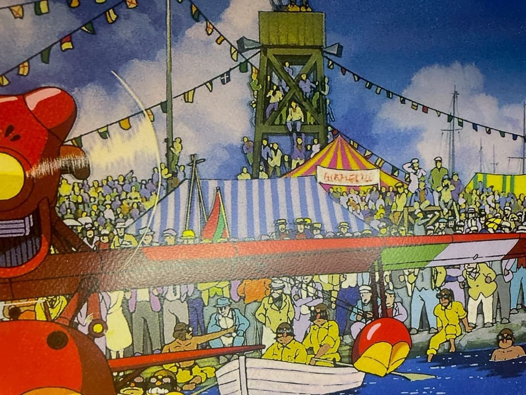 ジブリ名作「紅の豚」　台湾限定　ポスター