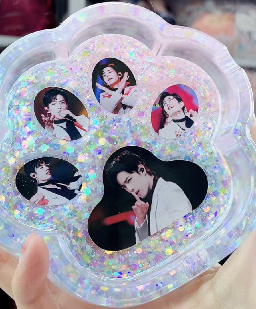 肖戦 新作 ジャンボレジン猫肉球トレー 7点セット❣️確認用❣️