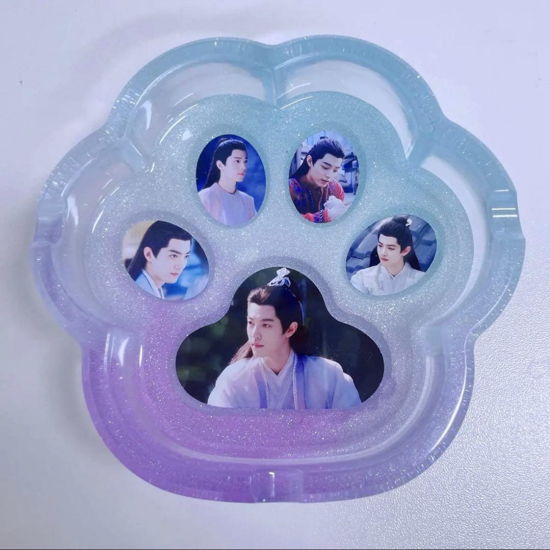 肖戦 新作 ジャンボレジン猫肉球トレー 7点セット❣️確認用❣️