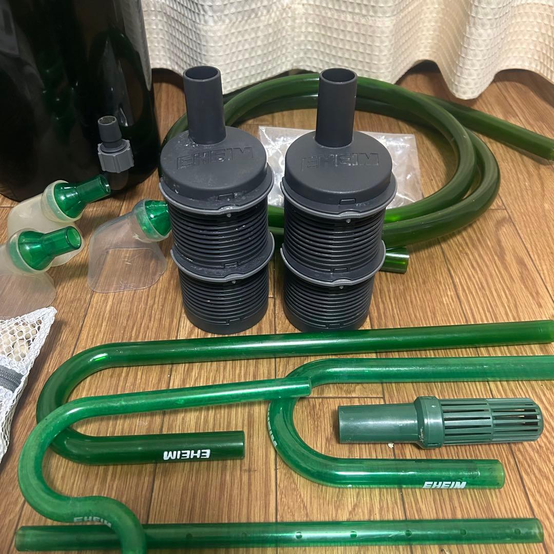EHEIMエーハイム 2217 50Hz ダブルタップ・ろ材・新品ホース付き