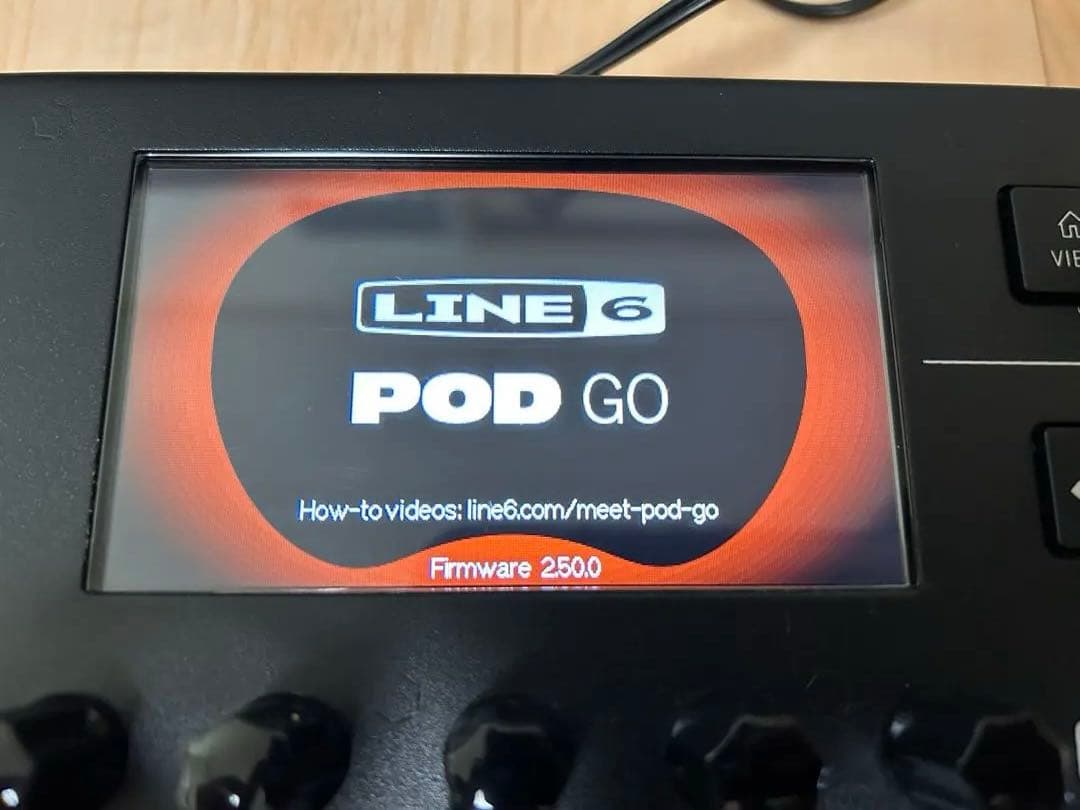 かめんだこ　LINE 6 POD GO ギターエフェクター