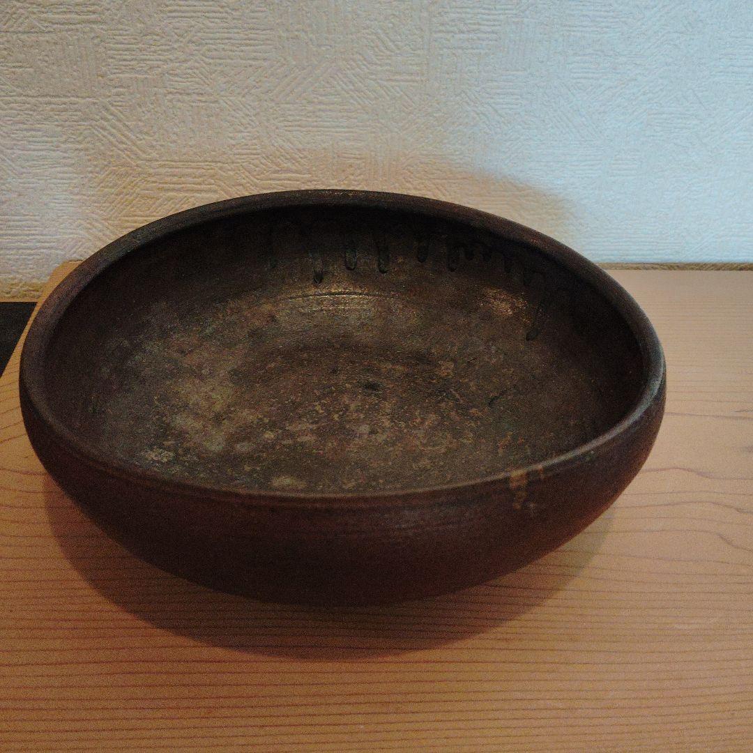 茶道具　灰器　市野信水作