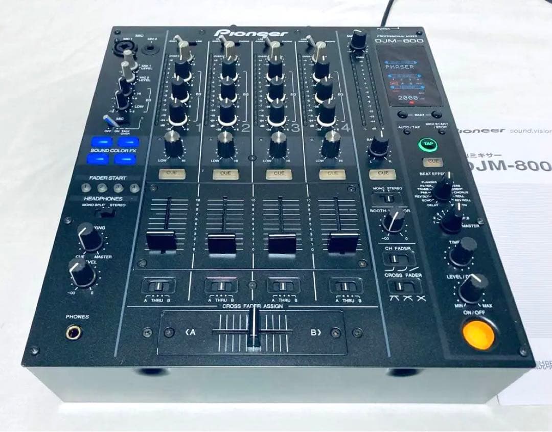 PIONEER DJM-800 フルメンテナンス済み　パネル&ノブ交換済み
