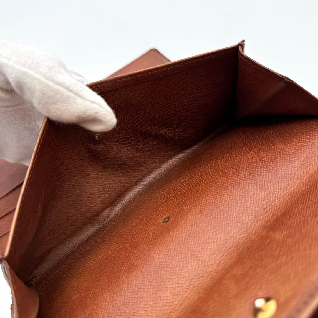 美品✨️ルイヴィトン　インターナショナル　三つ折り財布　長財布　wallet