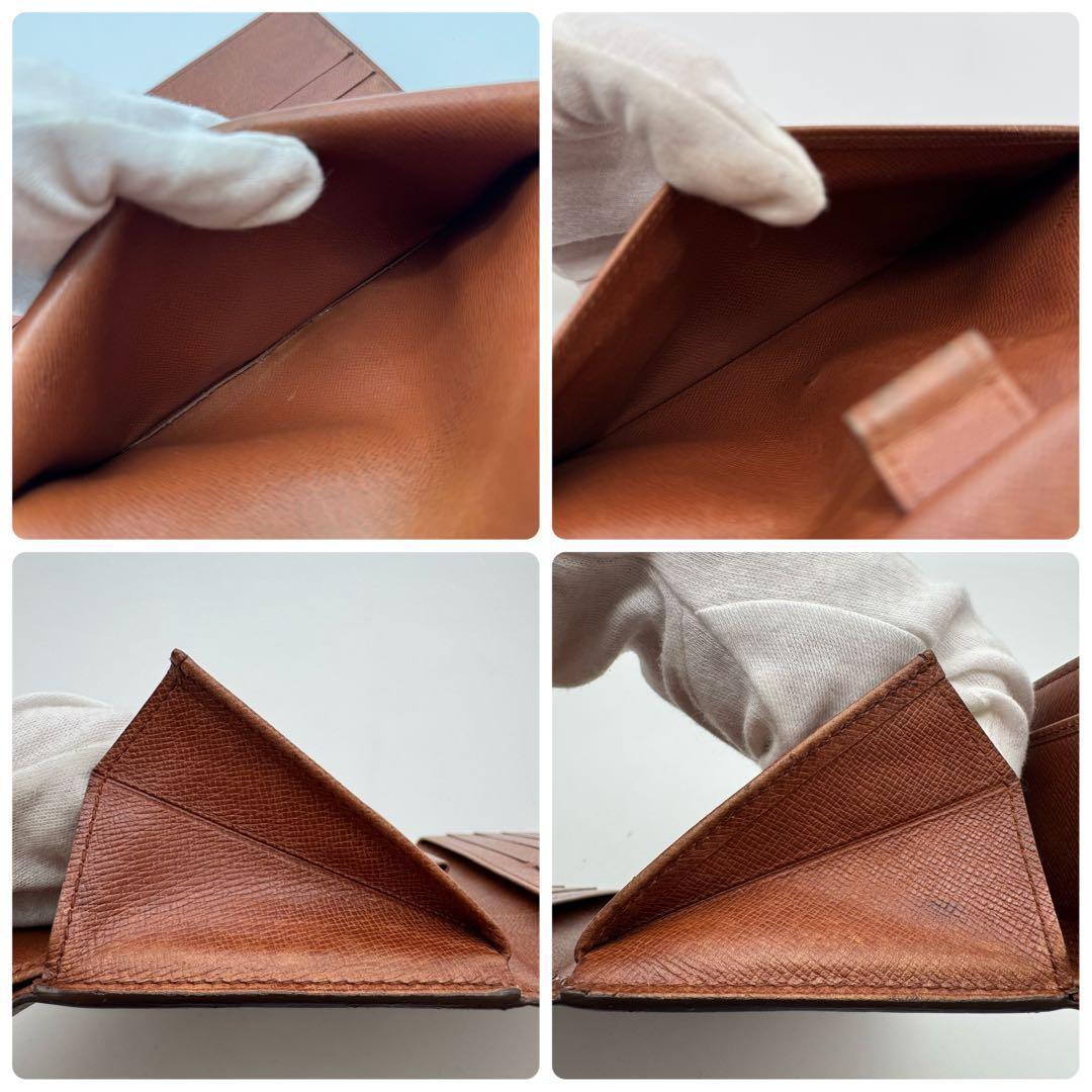 美品✨️ルイヴィトン　インターナショナル　三つ折り財布　長財布　wallet