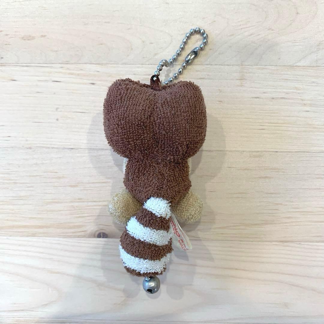 たらいぐまのらんどりー　マスコット　キーホルダー　パイル生地