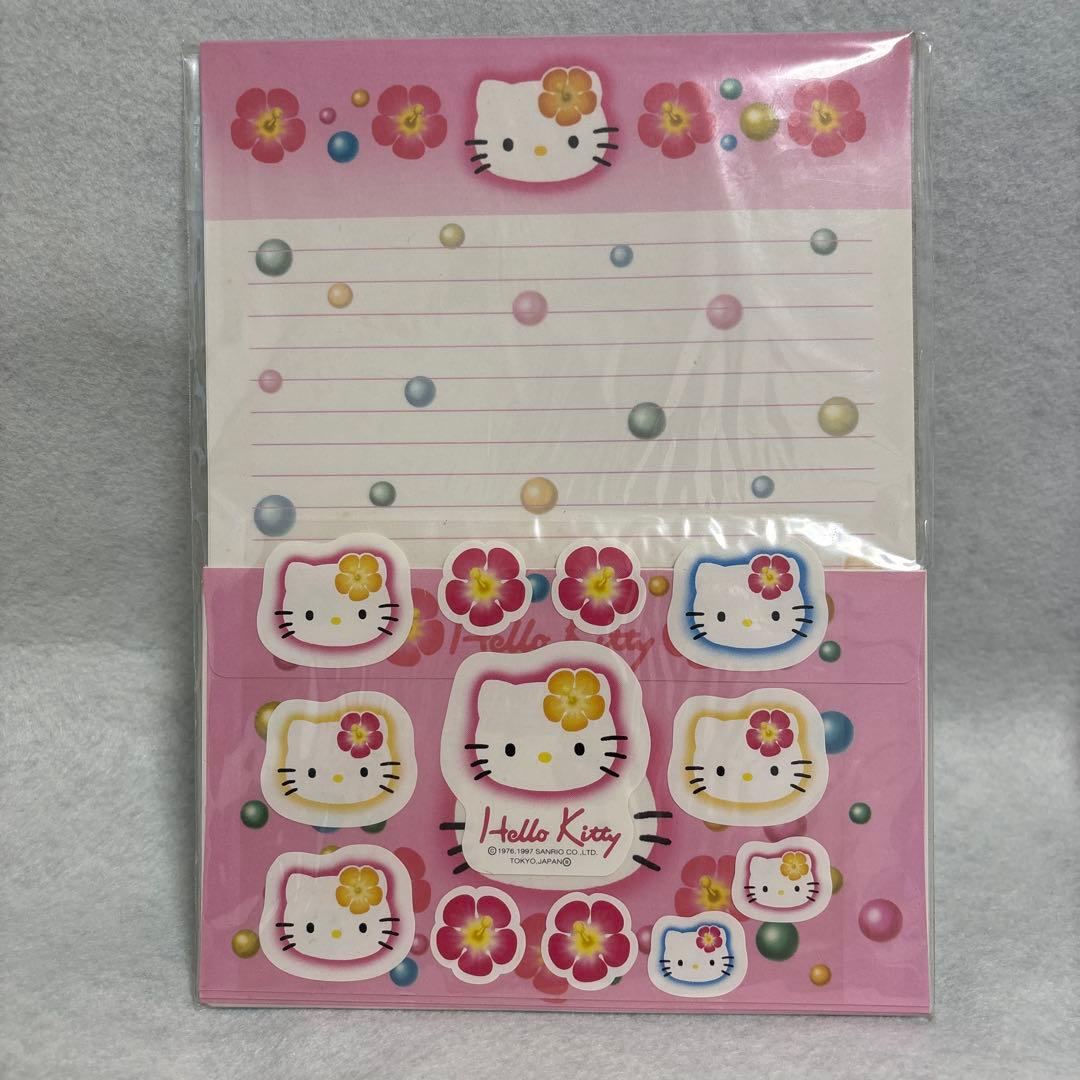 ハローキティ　キティちゃん　グッズ　レターセット　シール　メモ帳　平成　レトロ