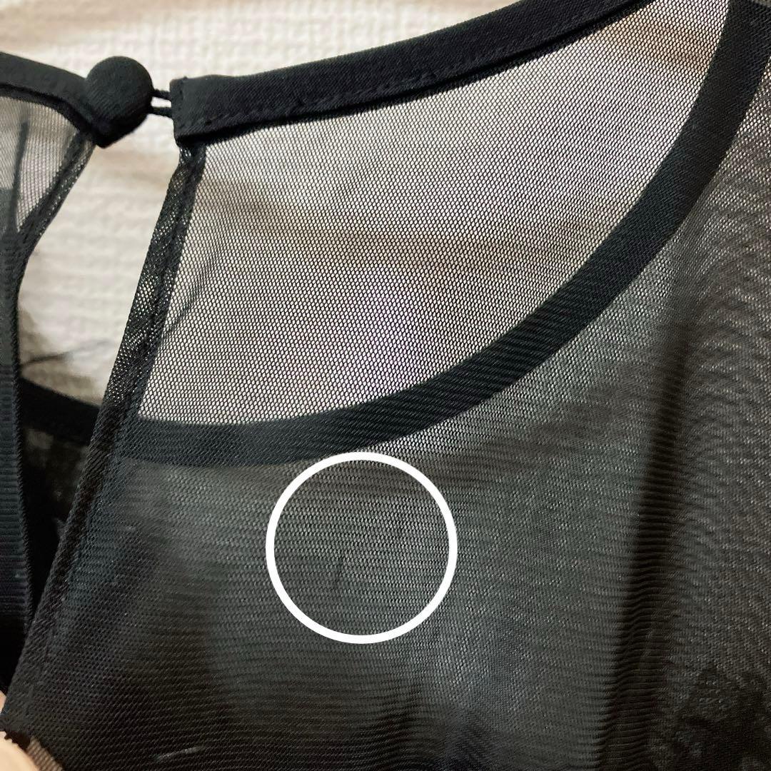 人気　ニアナ　フリンジグリッターノットドレス　パーティ　オケージョン　ブラック