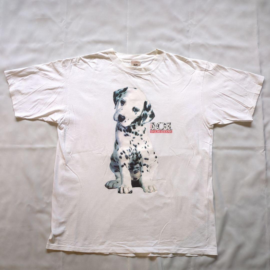 【usa製 XL】Disney 101匹ワンちゃん ダルメシアン 大判 tシャツ