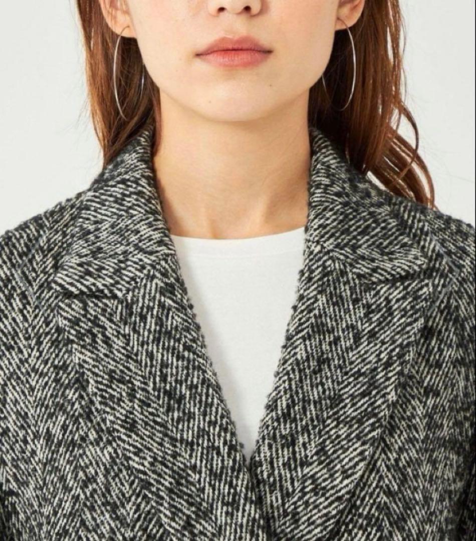 【新品タグ付き】ユナイテッドアローズ　ヘリンボン ジャコット ブラック