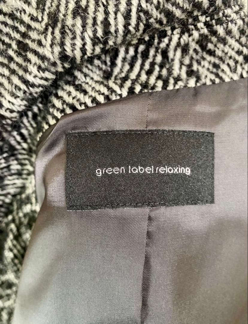 【新品タグ付き】ユナイテッドアローズ　ヘリンボン ジャコット ブラック