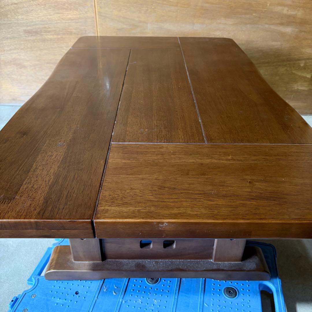 【福岡】 テーブル 和モダン ヴィンテージ 座卓 リビング 木製 天然木