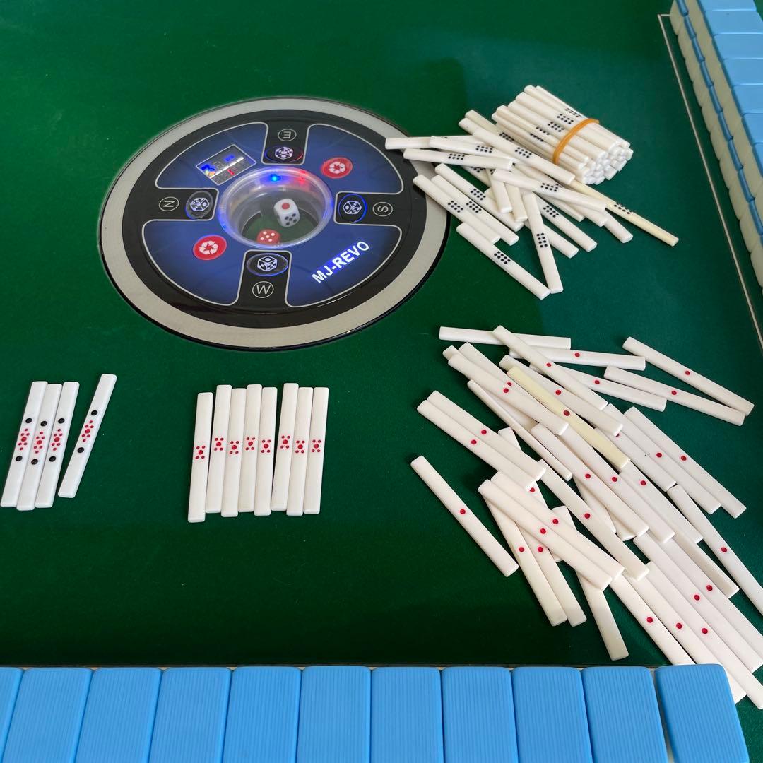 良品　全自動麻雀卓　麻雀テーブル　MJ-REVO ロータイプ　キャスター付き