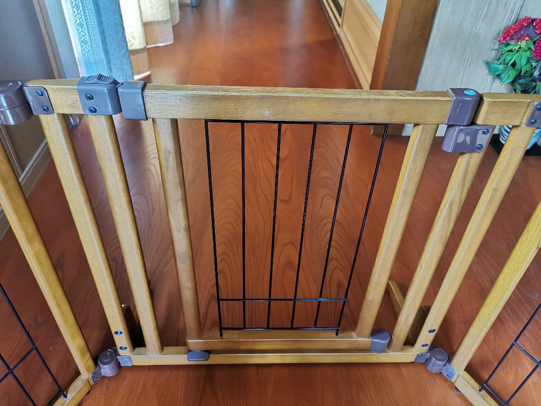 リッチェル ペット用木製おくだけドア付ゲートS゜