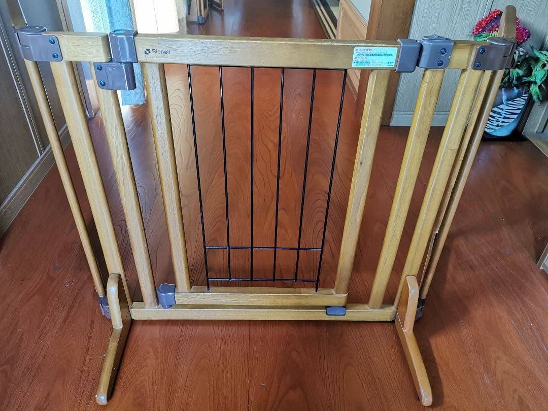 リッチェル ペット用木製おくだけドア付ゲートS゜