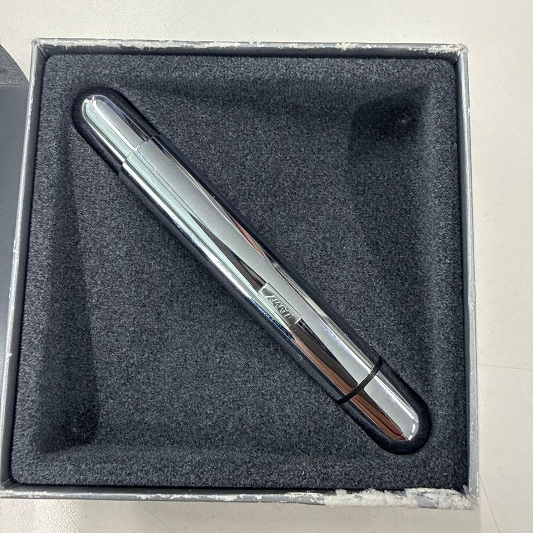 LAMY pico ポケットペン シルバー 箱付 伸縮式 M22リフィル