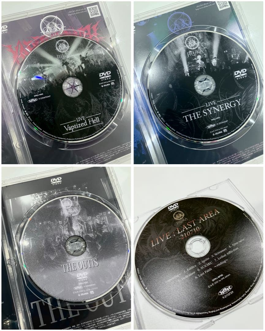 JILUKAライブDVD 4点セット
