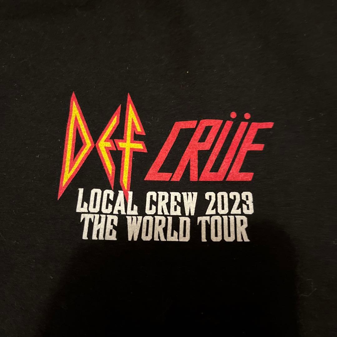 Def crue スタッフtシャツ2023デフ・レパード モトリー・クルー