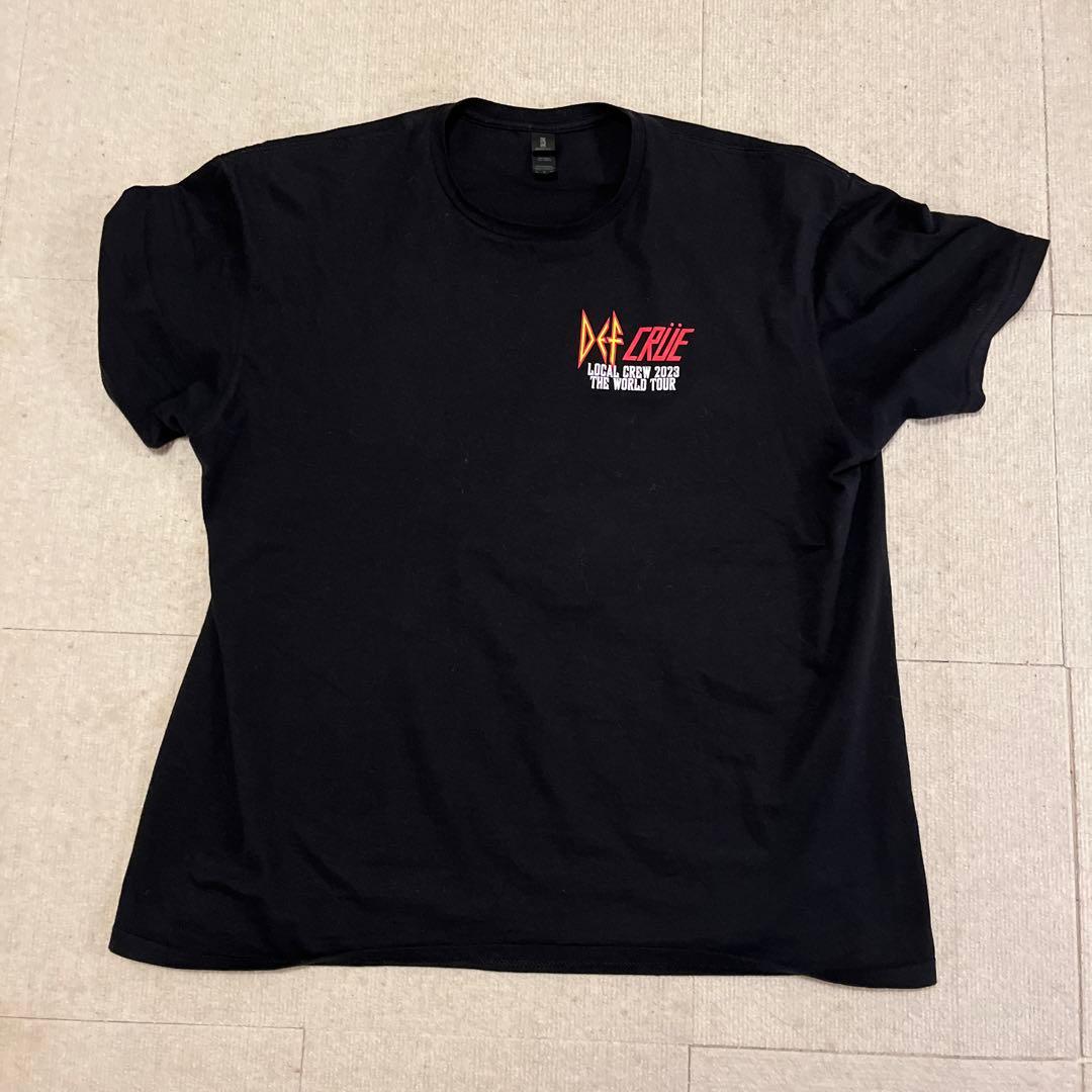 Def crue スタッフtシャツ2023デフ・レパード モトリー・クルー