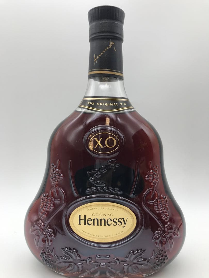 490[未開栓]Hennessy X.O エクストラオールド 黒キャップ