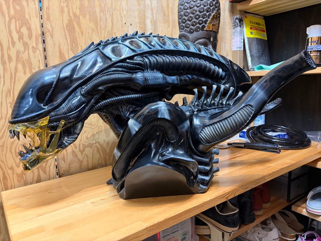 【メーカー不明】エイリアンフィギュア ライフサイズ 1/1 バスト等身大