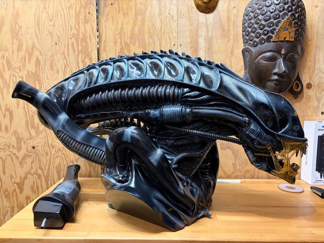 【メーカー不明】エイリアンフィギュア ライフサイズ 1/1 バスト等身大