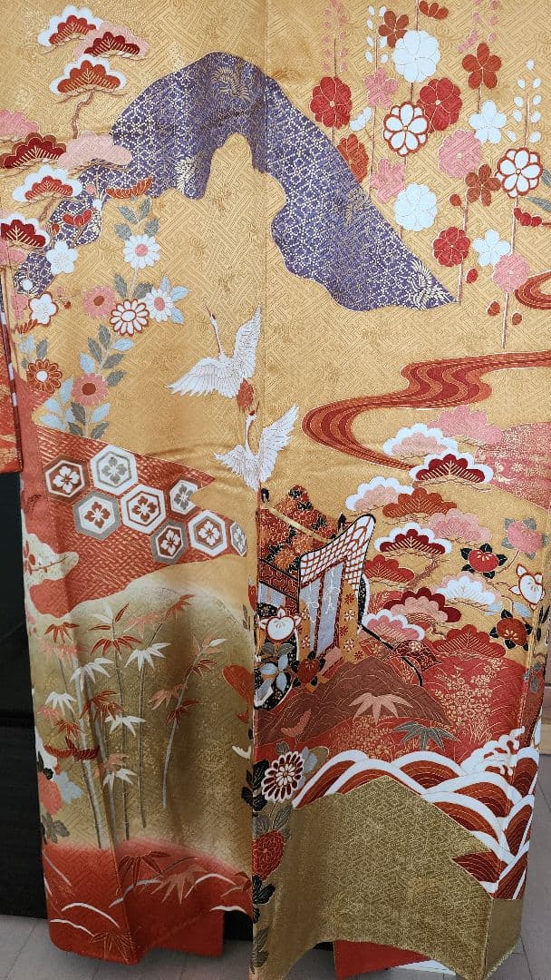 振袖　身丈168cm裄68cm袋帯　長襦袢セット