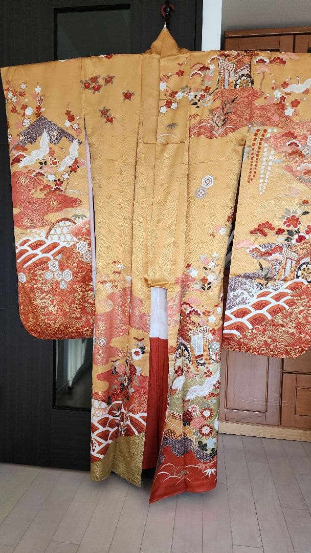 振袖　身丈168cm裄68cm袋帯　長襦袢セット