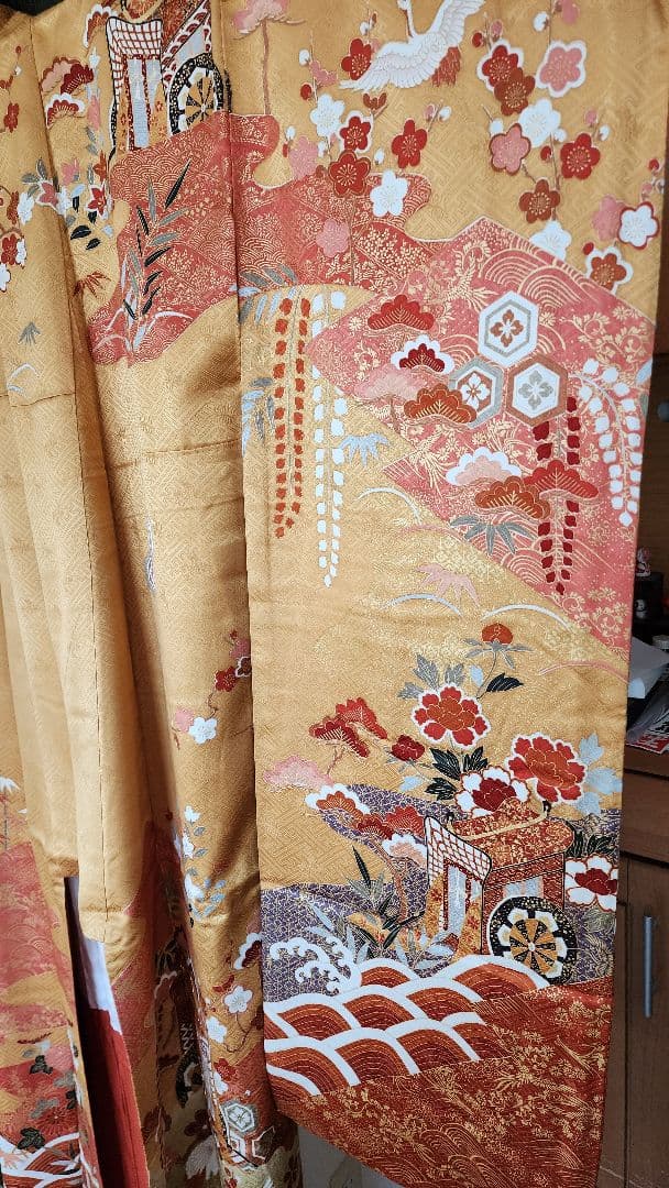 振袖　身丈168cm裄68cm袋帯　長襦袢セット
