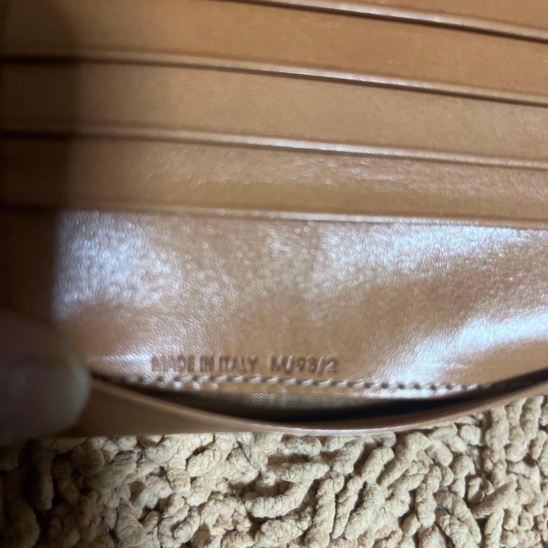 専用オールドセリーヌ　がま口三つ折り財布　ブラウン　マカダム　PVC コンパクト