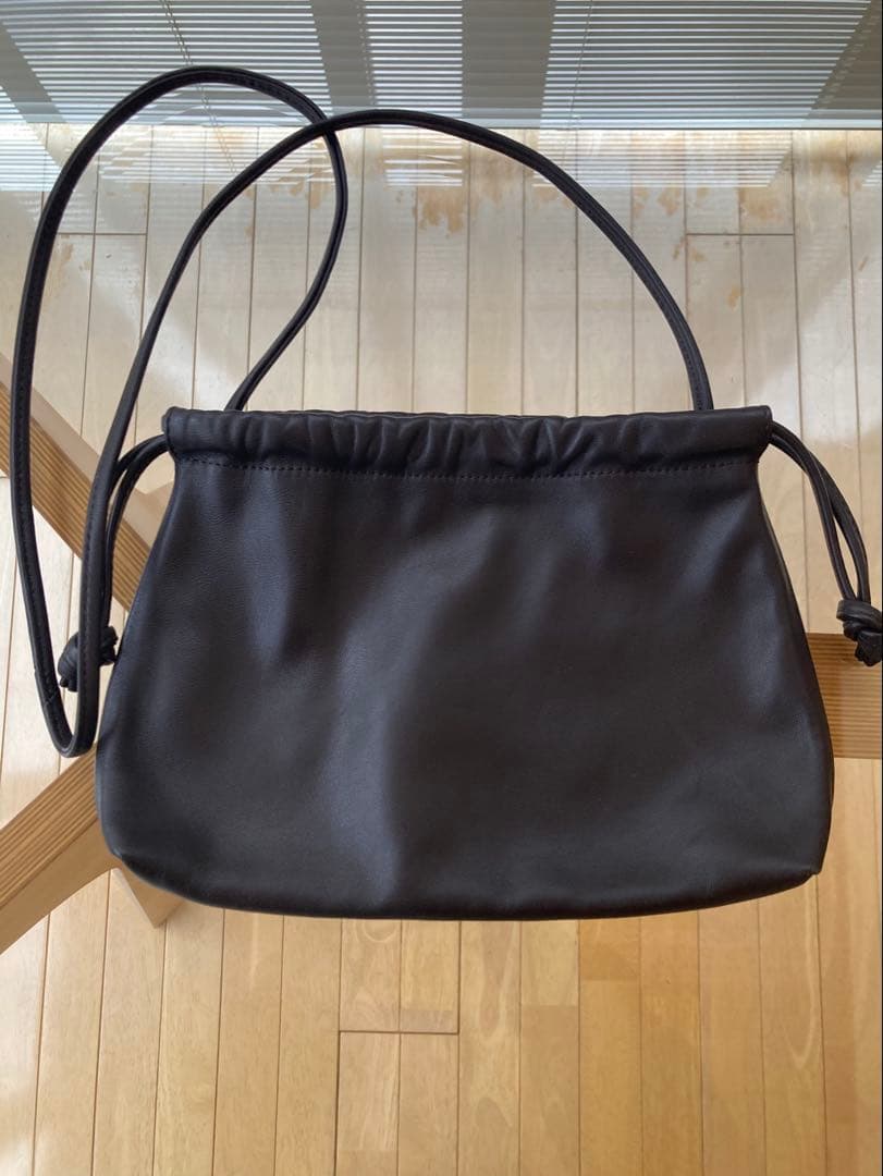 DEUXIEMECLASSE CELERI ラムレザー　バック　ダークブラウン