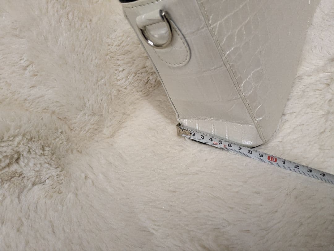 クロコダイル皮革　2wayハンドバッグ