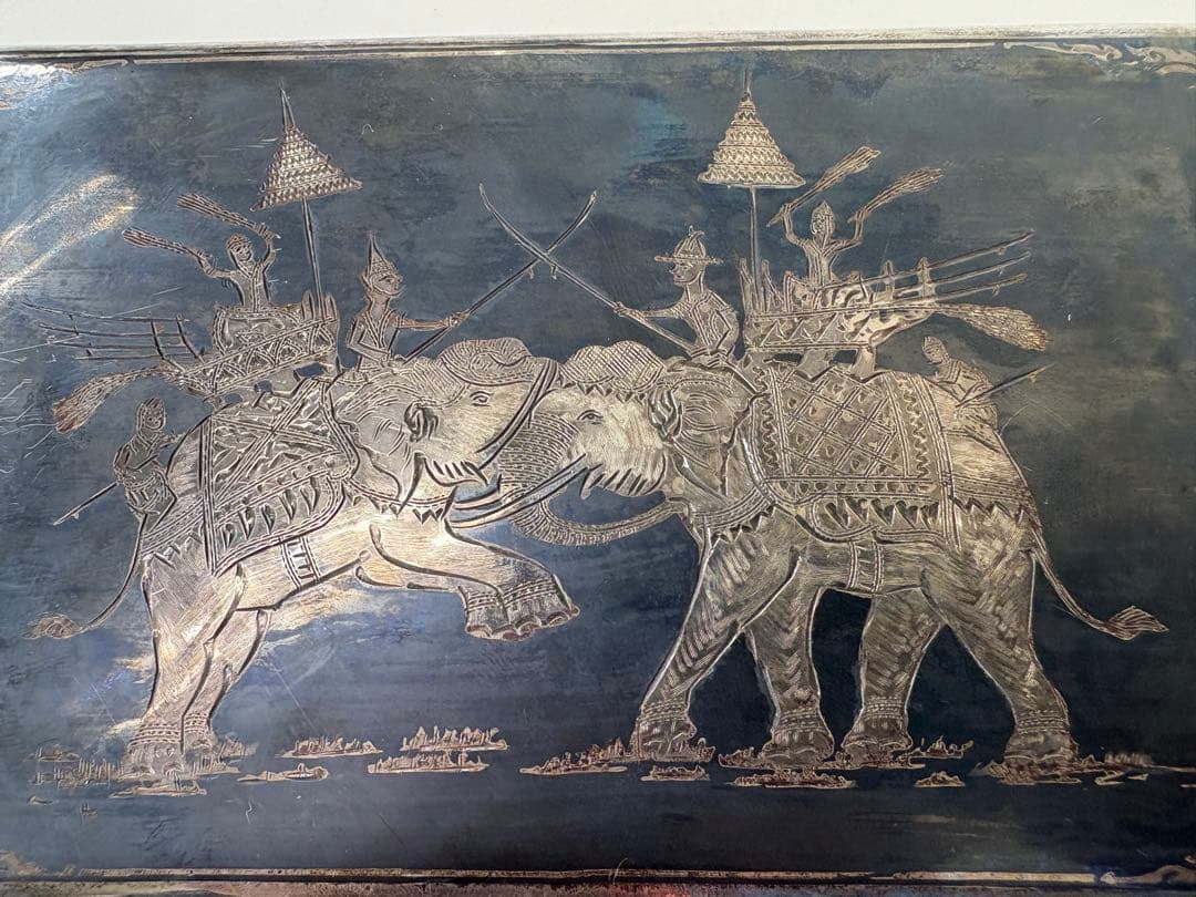 ヴィンテージ　シガーケース　スターリングシルバー925