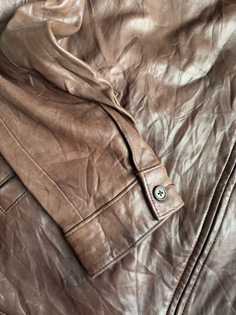 ラルフローレン　スイングトップ　レザージャケット　リアルレザー