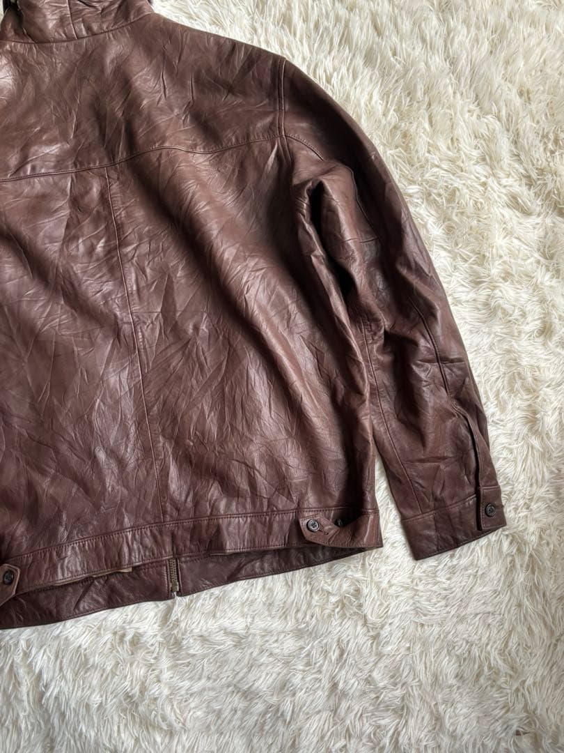 ラルフローレン　スイングトップ　レザージャケット　リアルレザー