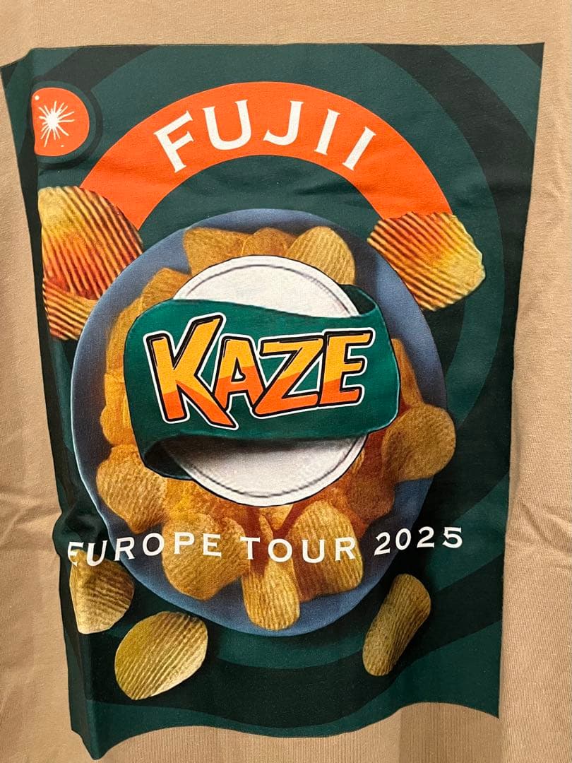 藤井風 Fujii Kaze ヨーロッパツアー2025 Tシャツ
